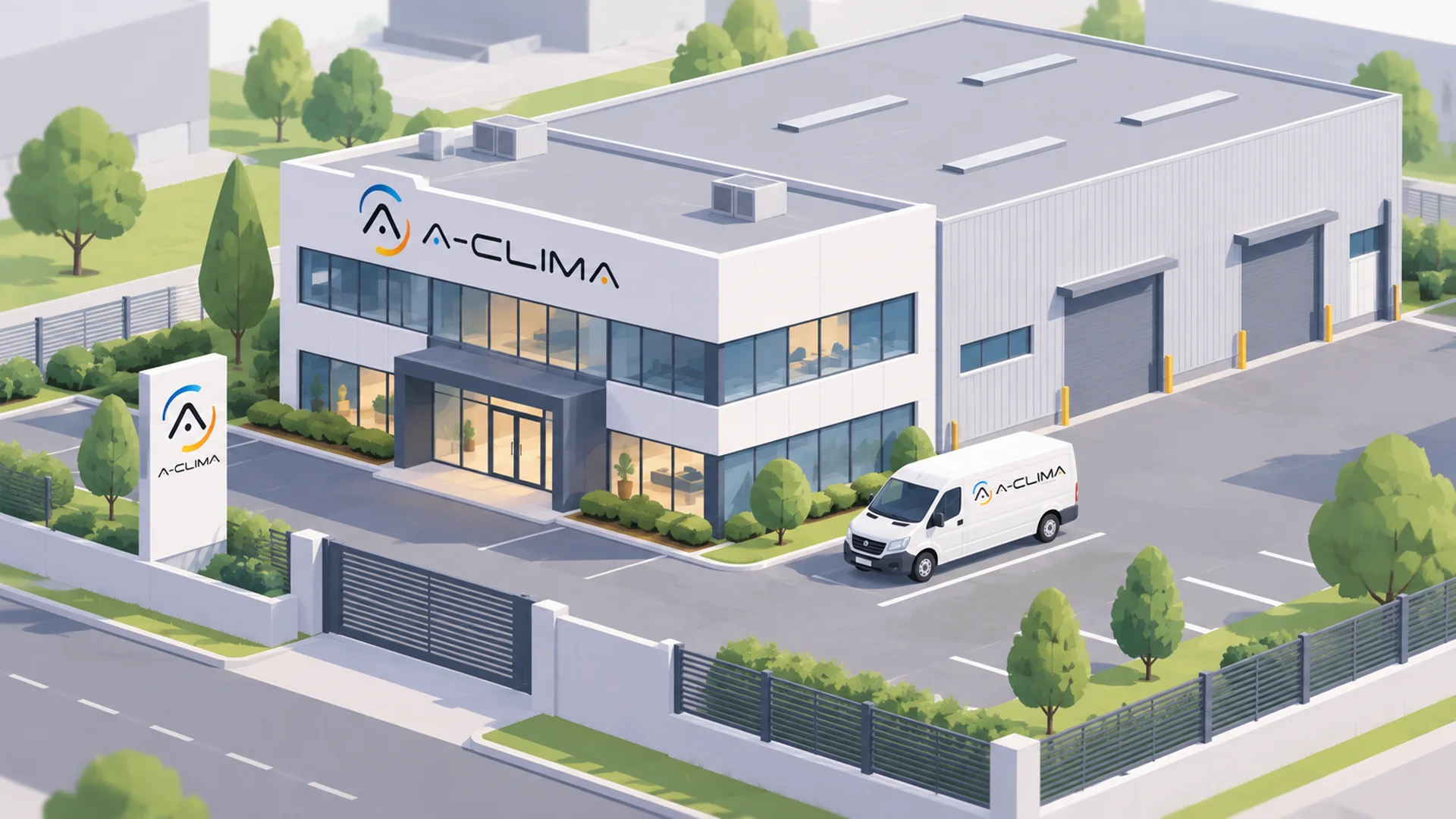 Illustrazione della sede A-Clima
